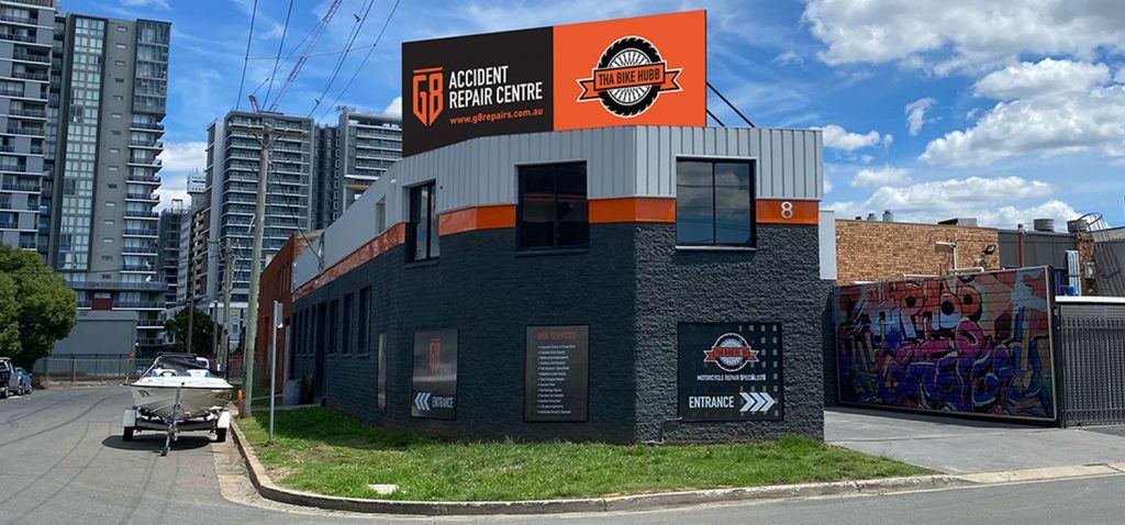 Workshop exterior and repair centre reference